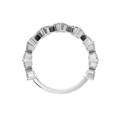 MARQUISE WEDDING BAND - M&D Signature Jewels