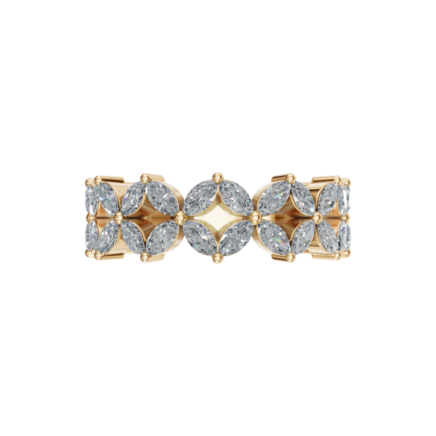 MARQUISE WEDDING BAND - M&D Signature Jewels