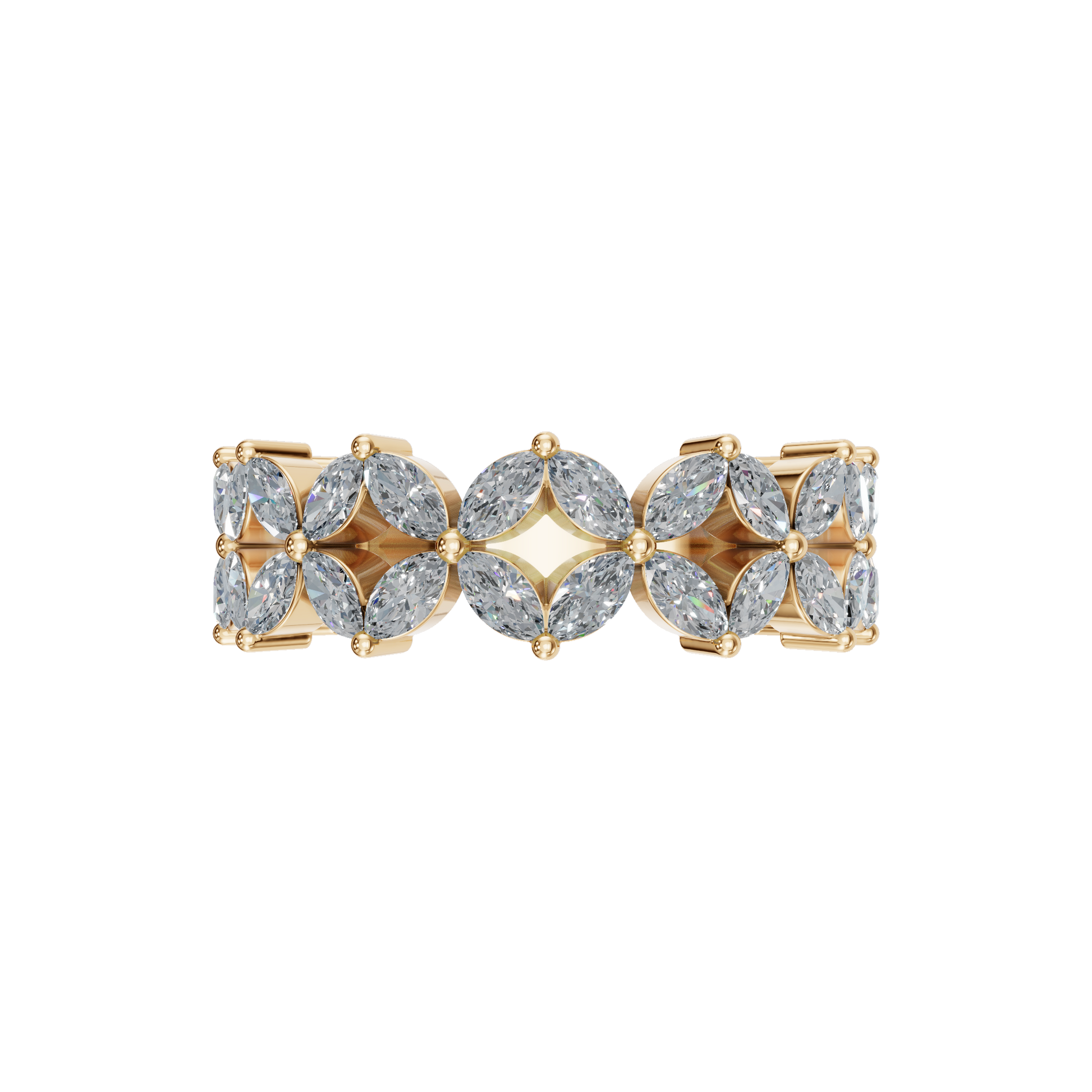 MARQUISE WEDDING BAND - M&D Signature Jewels