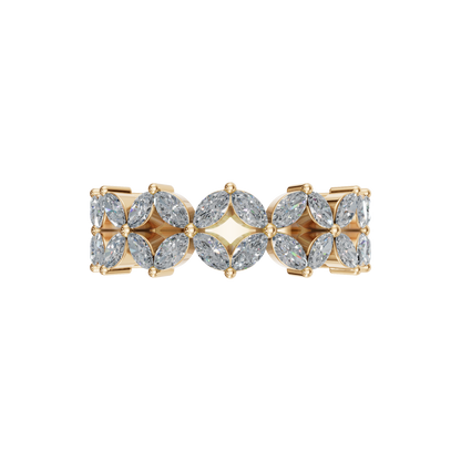 MARQUISE WEDDING BAND - M&D Signature Jewels