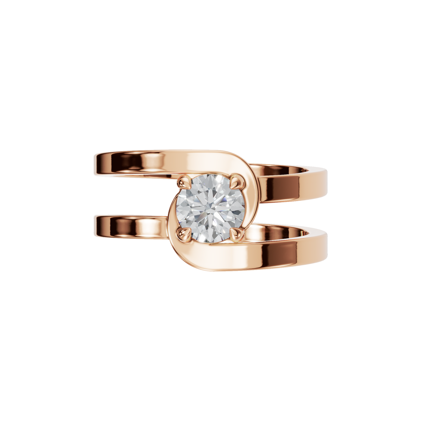 ROUND VINTAGE SOLITAIRE RING - M&D Signature Jewels