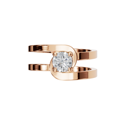ROUND VINTAGE SOLITAIRE RING - M&D Signature Jewels