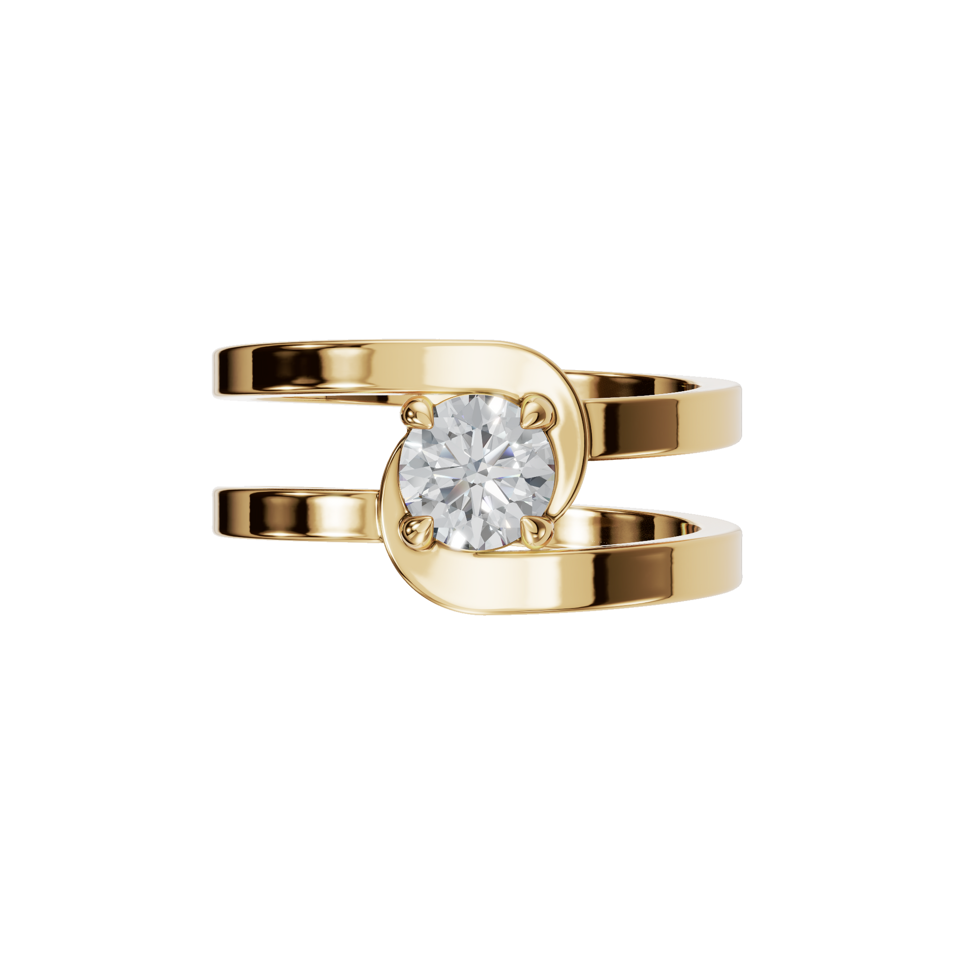 ROUND VINTAGE SOLITAIRE RING - M&D Signature Jewels