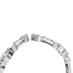 MARQUISE ROUND OPEN WEDDING BAND