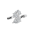 PEAR OVAL WEDDING RING