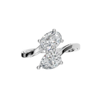 PEAR OVAL WEDDING RING