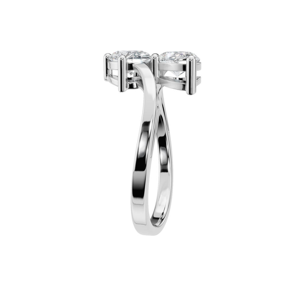 PEAR OVAL WEDDING RING