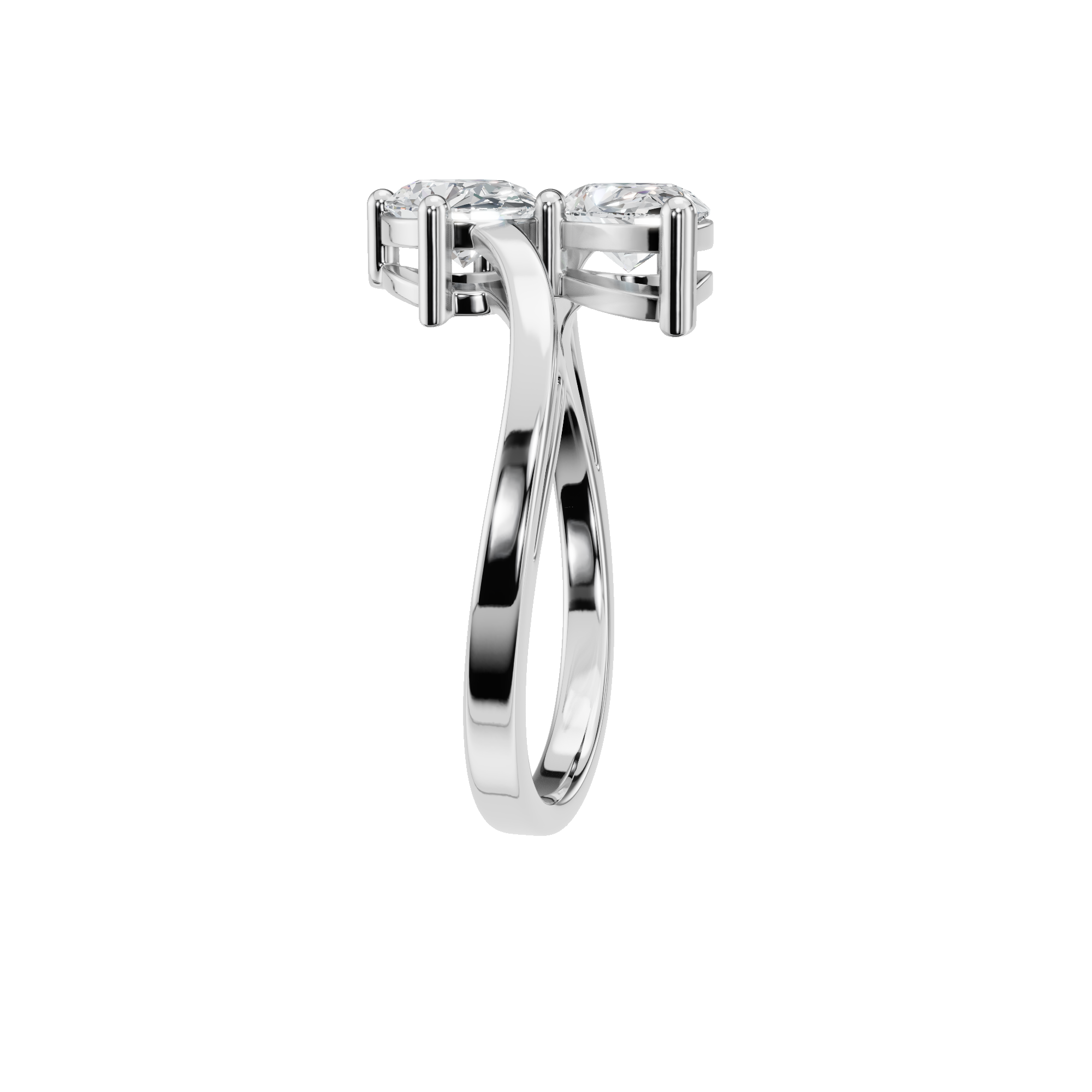 PEAR OVAL WEDDING RING