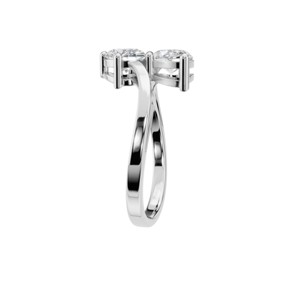 PEAR OVAL WEDDING RING - M&D Signature Jewels
