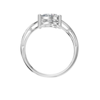 PEAR OVAL WEDDING RING
