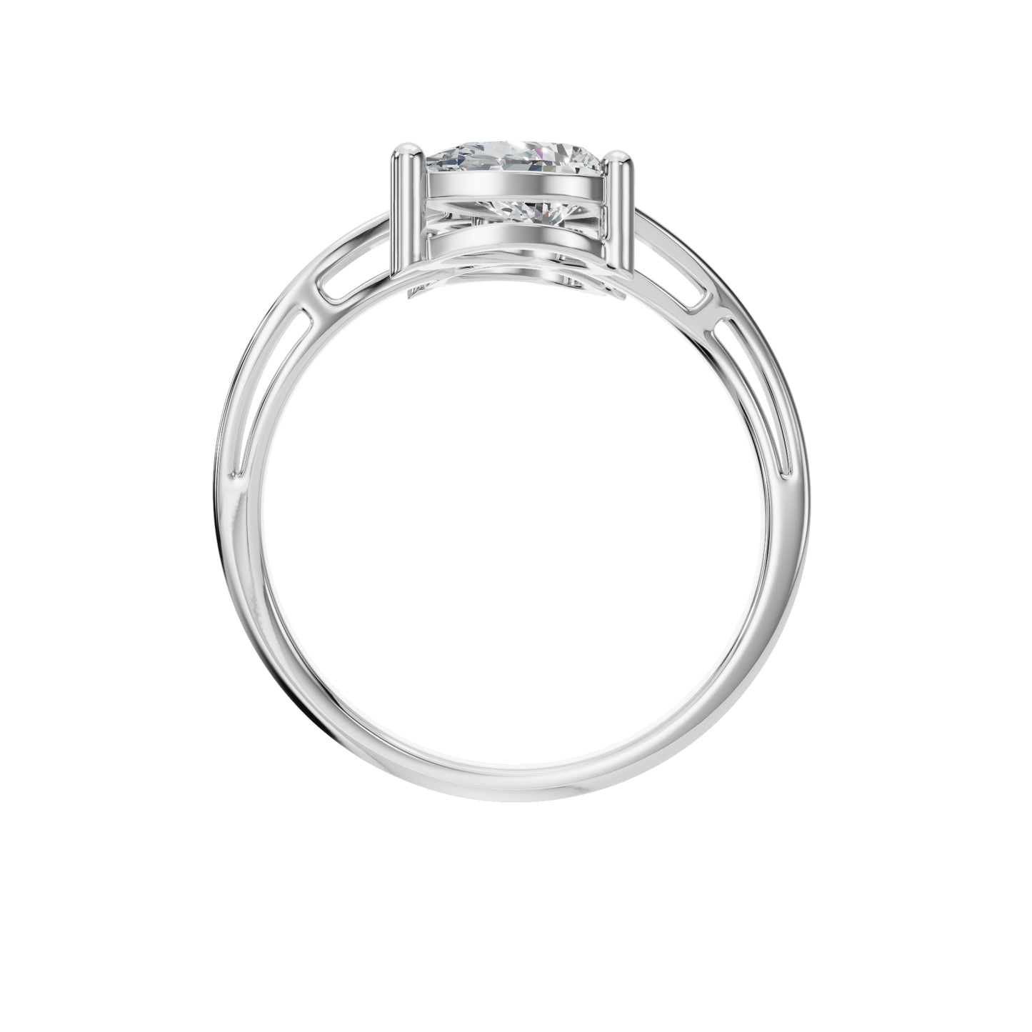 PEAR OVAL WEDDING RING - M&D Signature Jewels