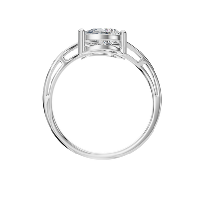 PEAR OVAL WEDDING RING - M&D Signature Jewels