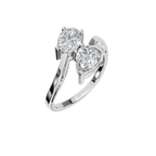 PEAR OVAL WEDDING RING
