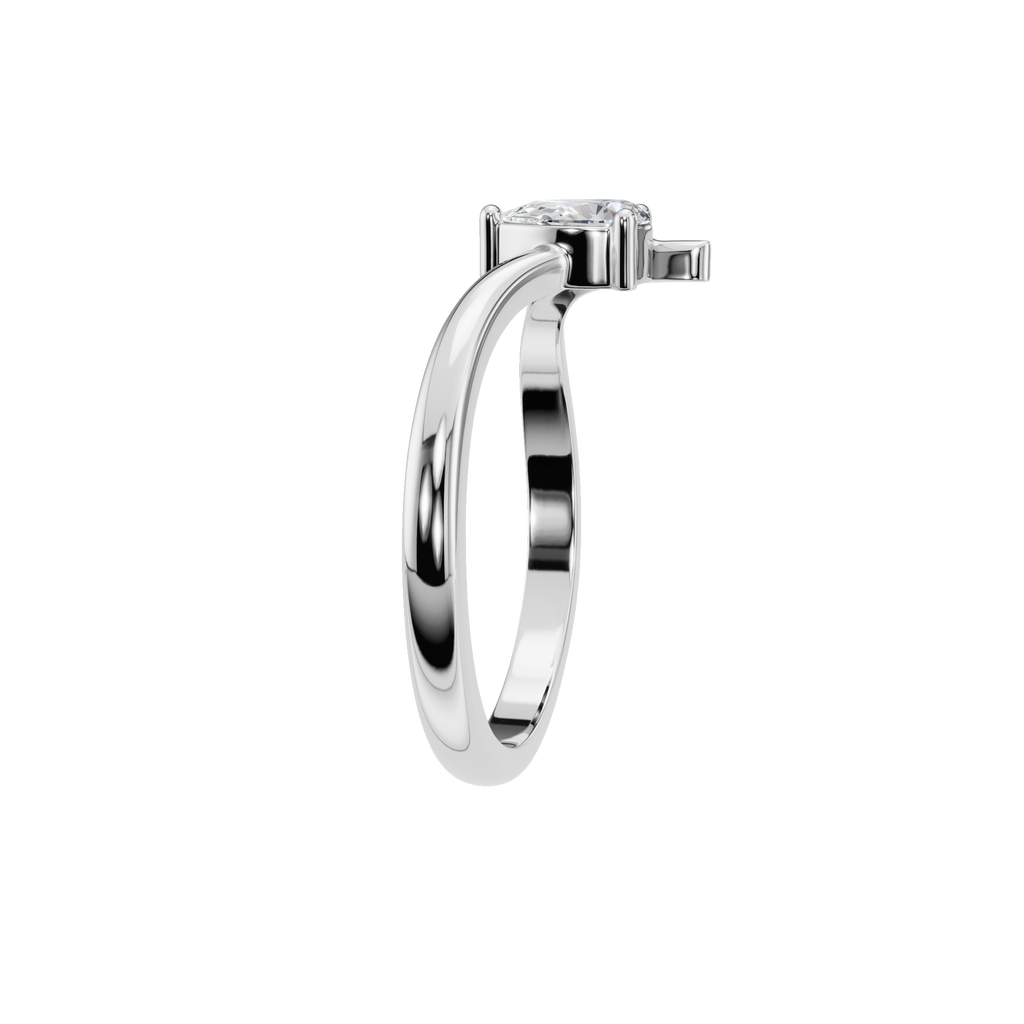 PEAR FANCY SOLITAIRE RING