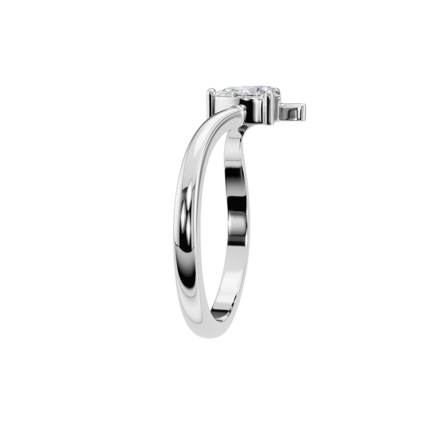 PEAR FANCY SOLITAIRE RING - M&D Signature Jewels