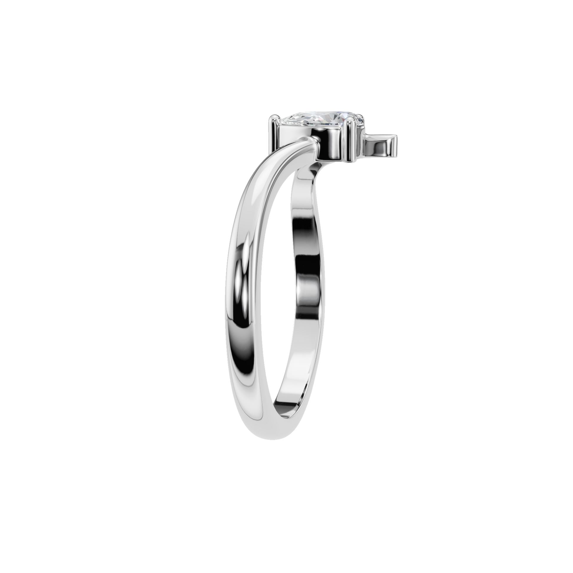 PEAR FANCY SOLITAIRE RING - M&D Signature Jewels
