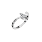 PEAR FANCY SOLITAIRE RING