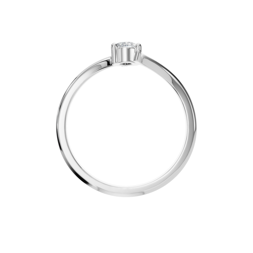 PEAR FANCY SOLITAIRE RING