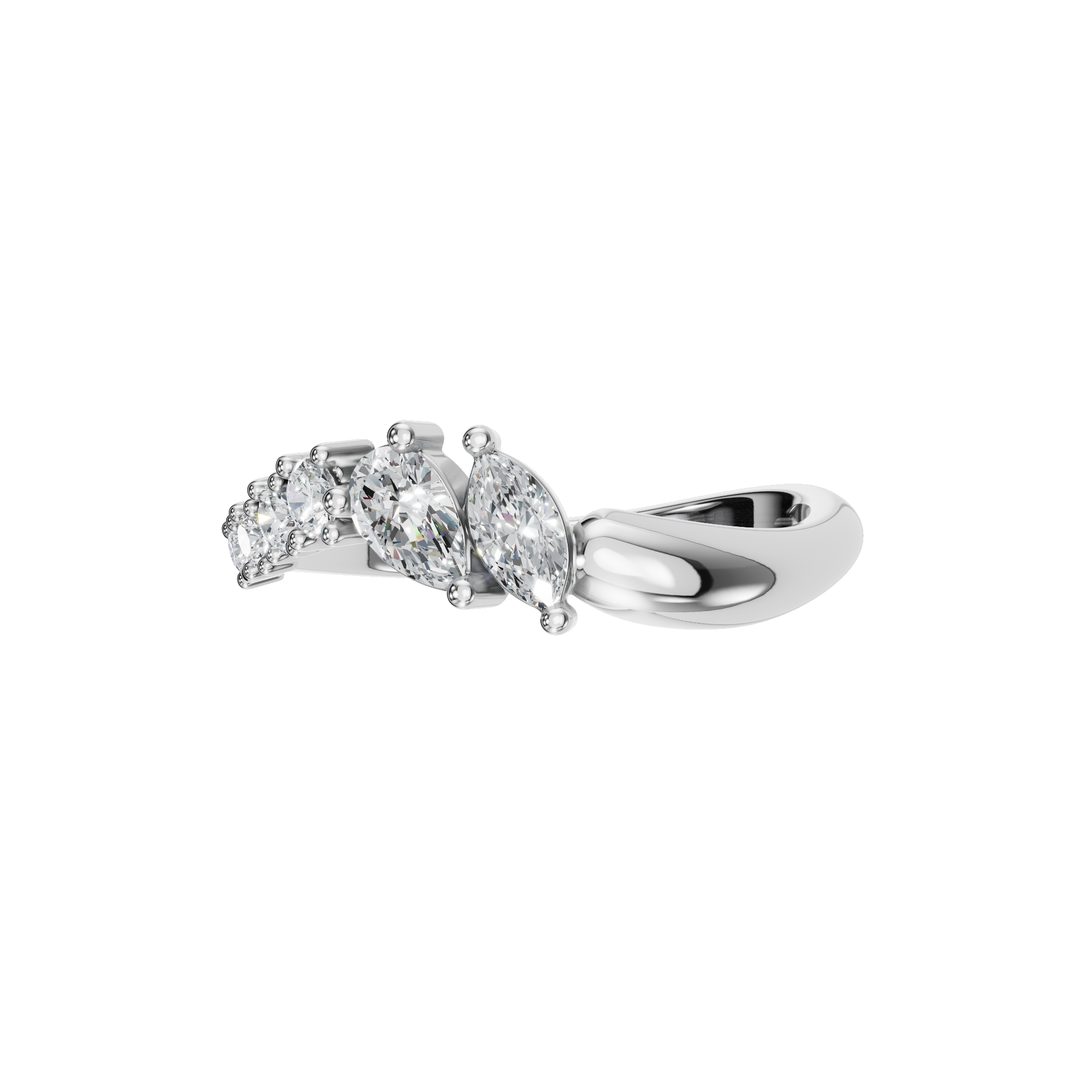 MULTI-SHAPE WEDDING BAND