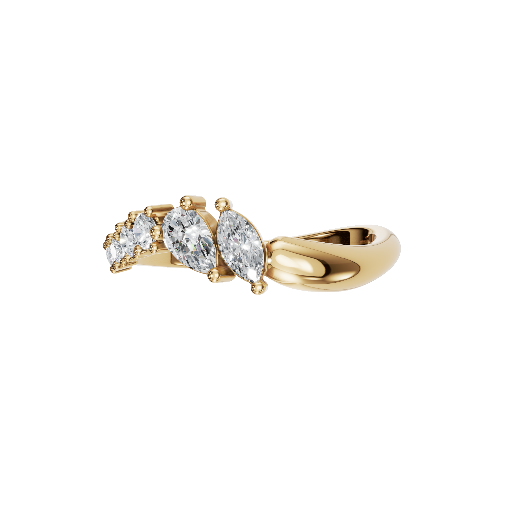 MULTI-SHAPE WEDDING BAND