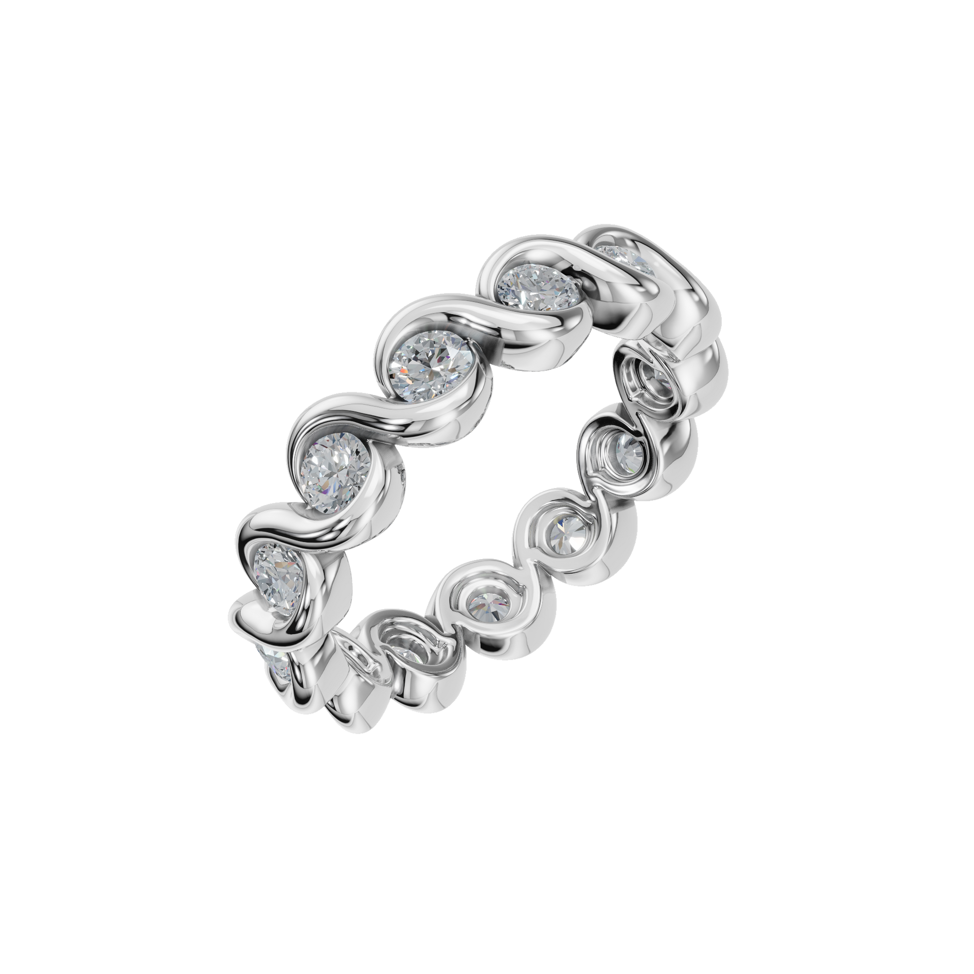 ROUND ETERNITY WEDDING BAND - M&D Signature Jewels