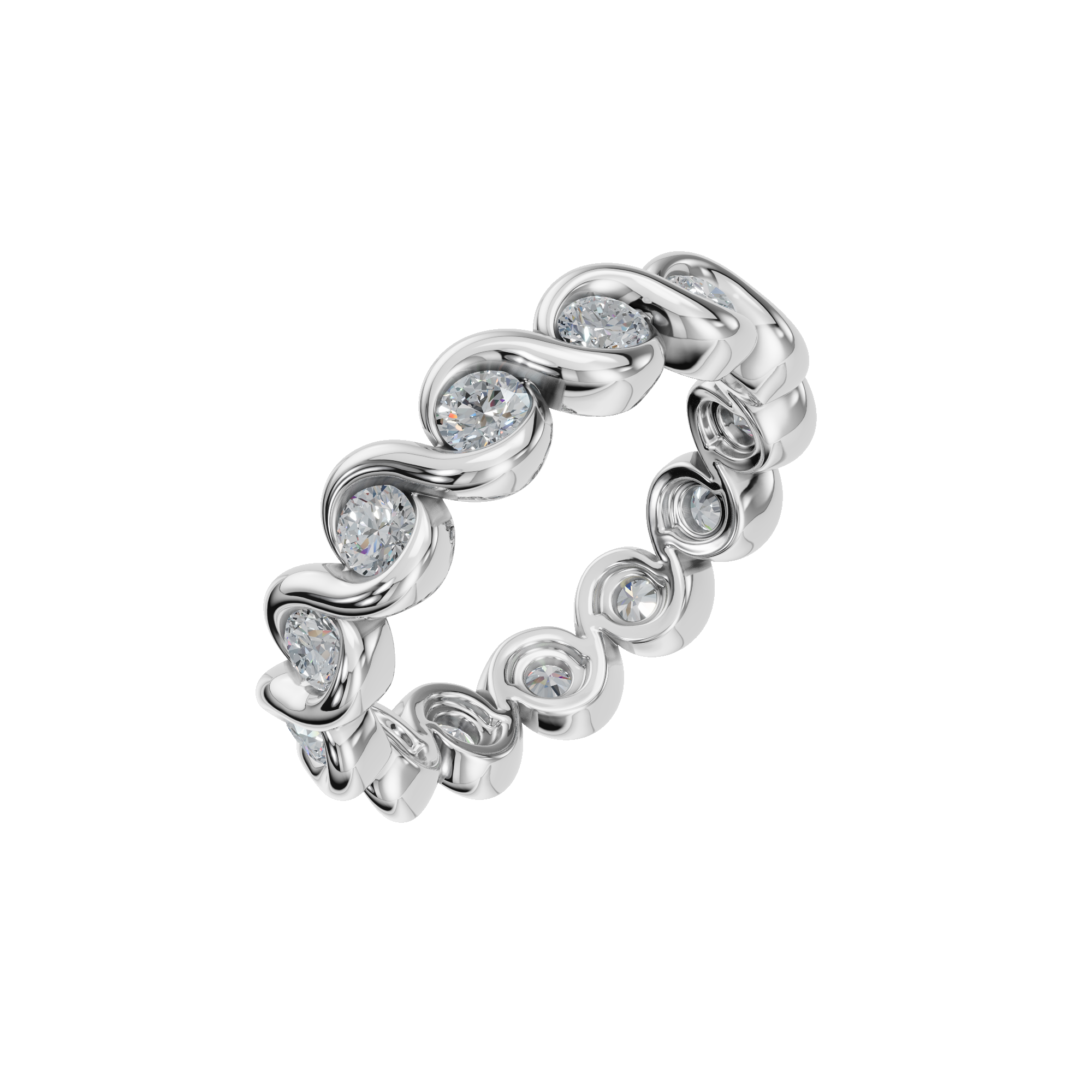 ROUND ETERNITY WEDDING BAND