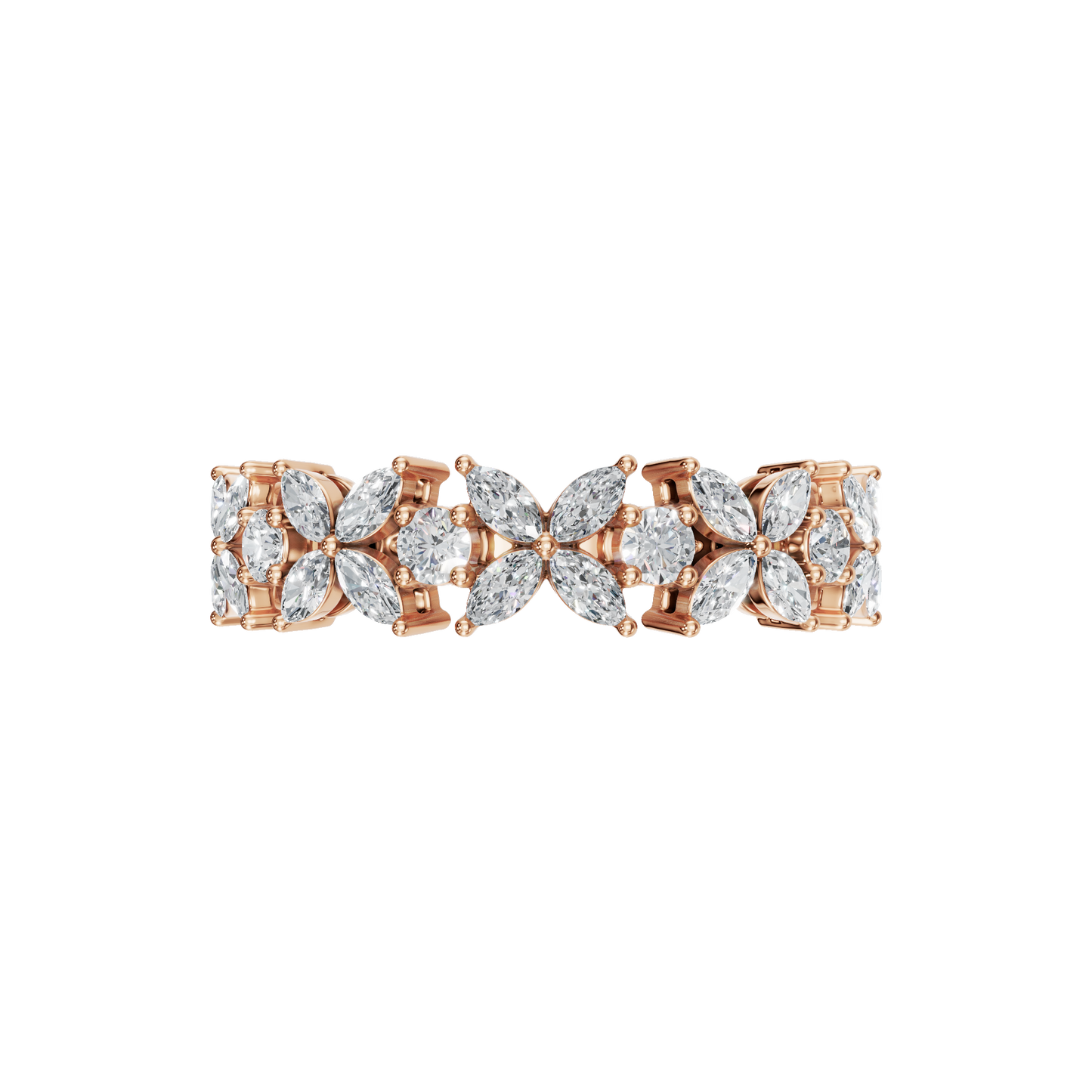 FANCY HALF ETERNITY BAND - M&D Signature Jewels