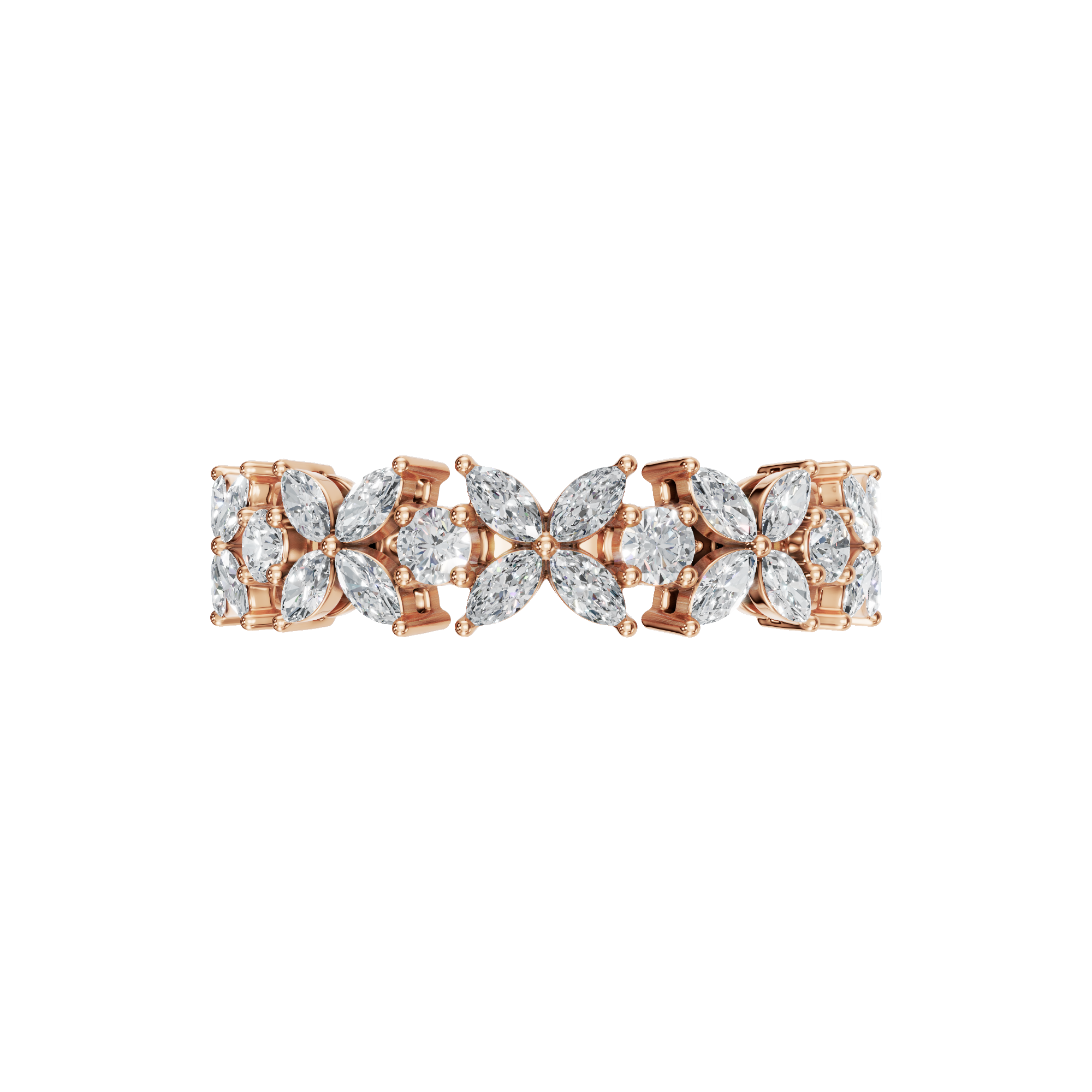 FANCY HALF ETERNITY BAND