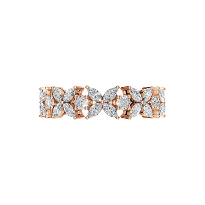 FANCY HALF ETERNITY BAND - M&D Signature Jewels