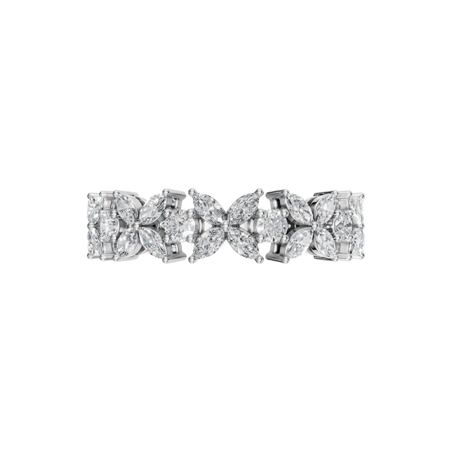 FANCY HALF ETERNITY BAND - M&D Signature Jewels