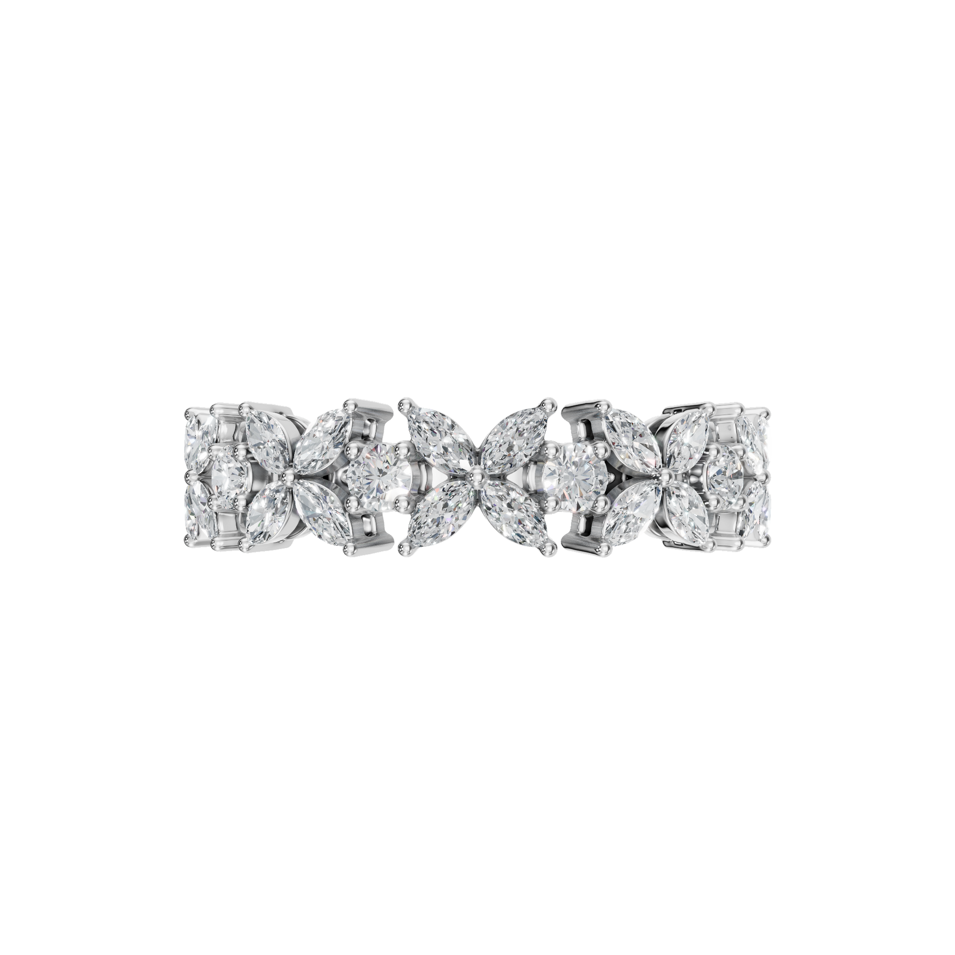 FANCY HALF ETERNITY BAND - M&D Signature Jewels