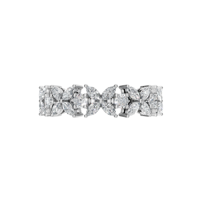 FANCY HALF ETERNITY BAND - M&D Signature Jewels