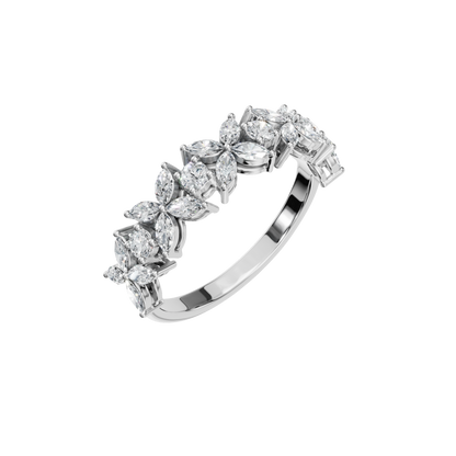 FANCY HALF ETERNITY BAND - M&D Signature Jewels
