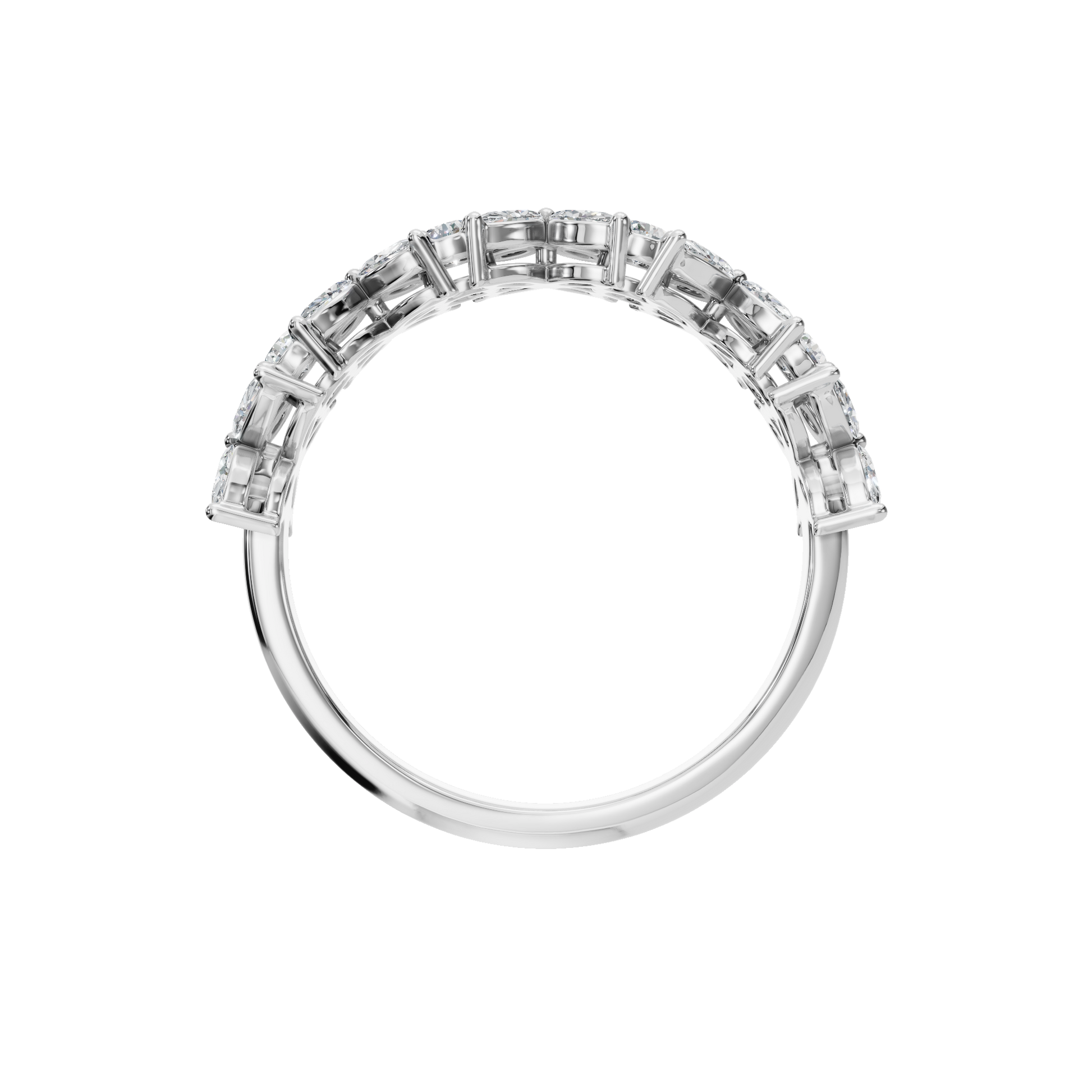 FANCY HALF ETERNITY BAND - M&D Signature Jewels