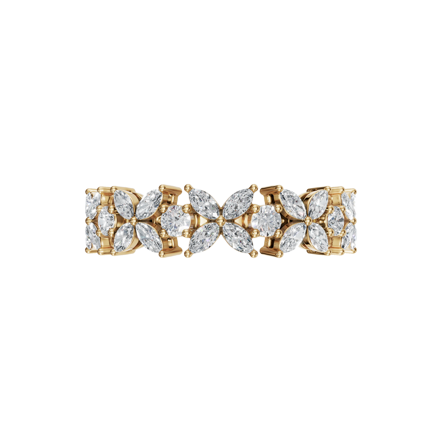 FANCY HALF ETERNITY BAND - M&D Signature Jewels