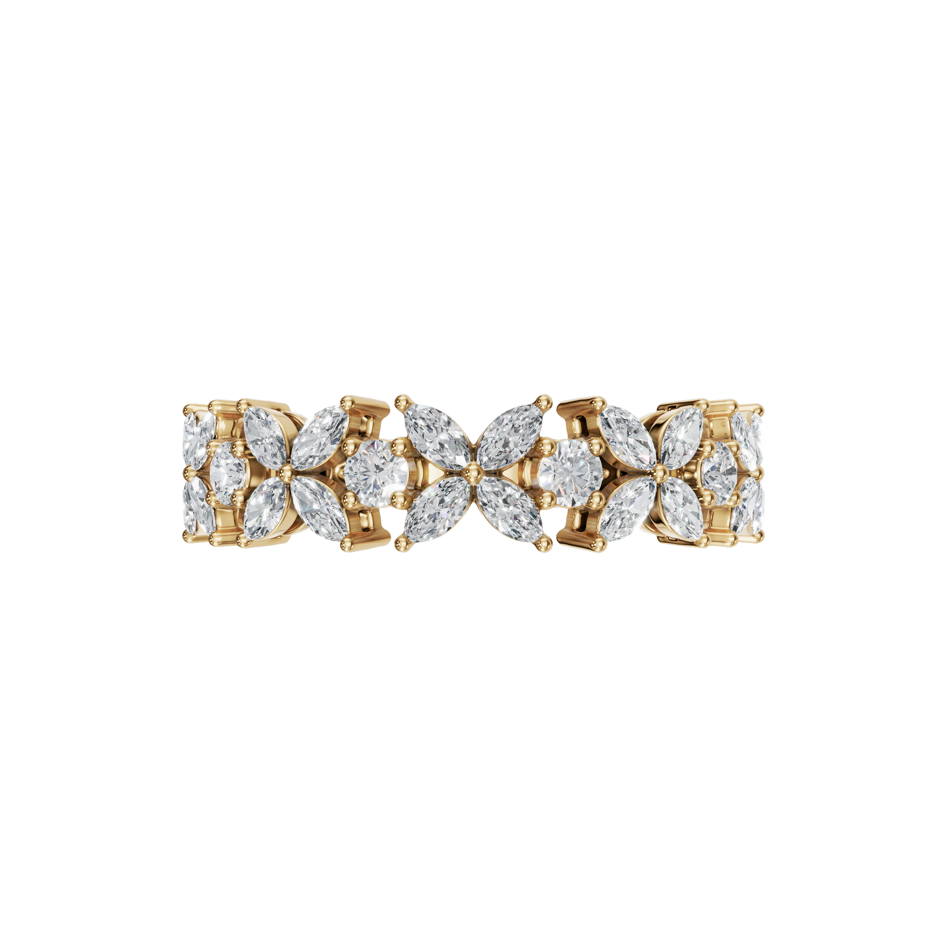 FANCY HALF ETERNITY BAND - M&D Signature Jewels