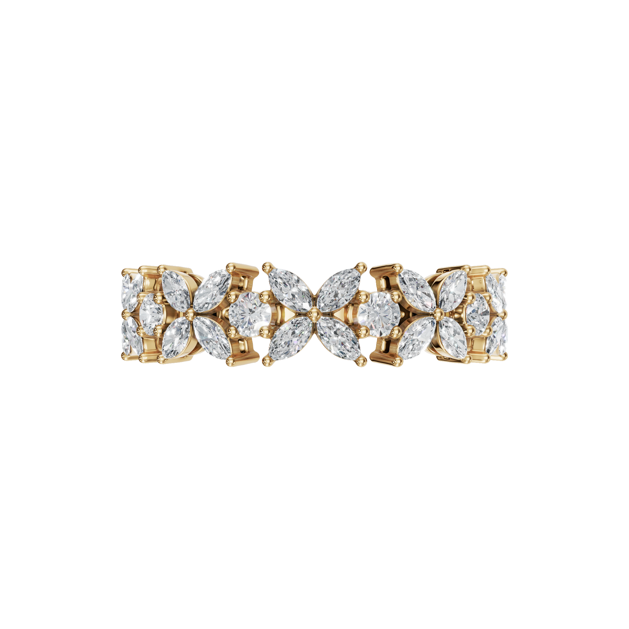 FANCY HALF ETERNITY BAND