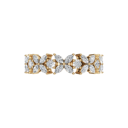 FANCY HALF ETERNITY BAND - M&D Signature Jewels