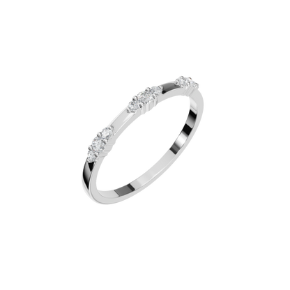 MARQUISE WEDDING BAND - M&D Signature Jewels