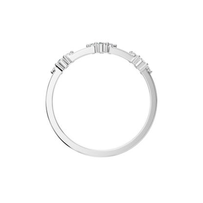 MARQUISE WEDDING BAND - M&D Signature Jewels