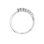 ROUND BEZEL WEDDING BAND
