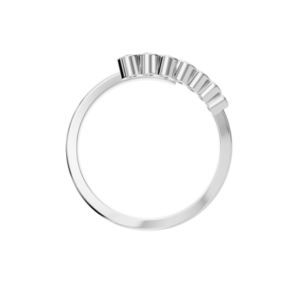 ROUND BEZEL WEDDING BAND - M&D Signature Jewels