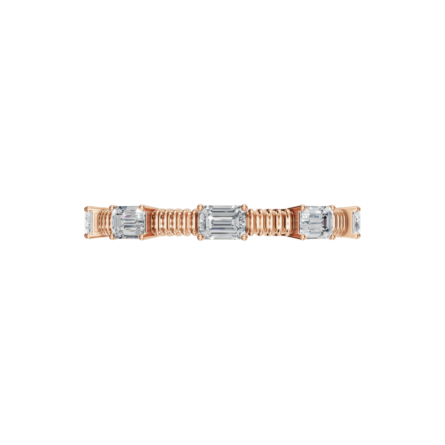 BAGUETTE WEDDING BAND - M&D Signature Jewels