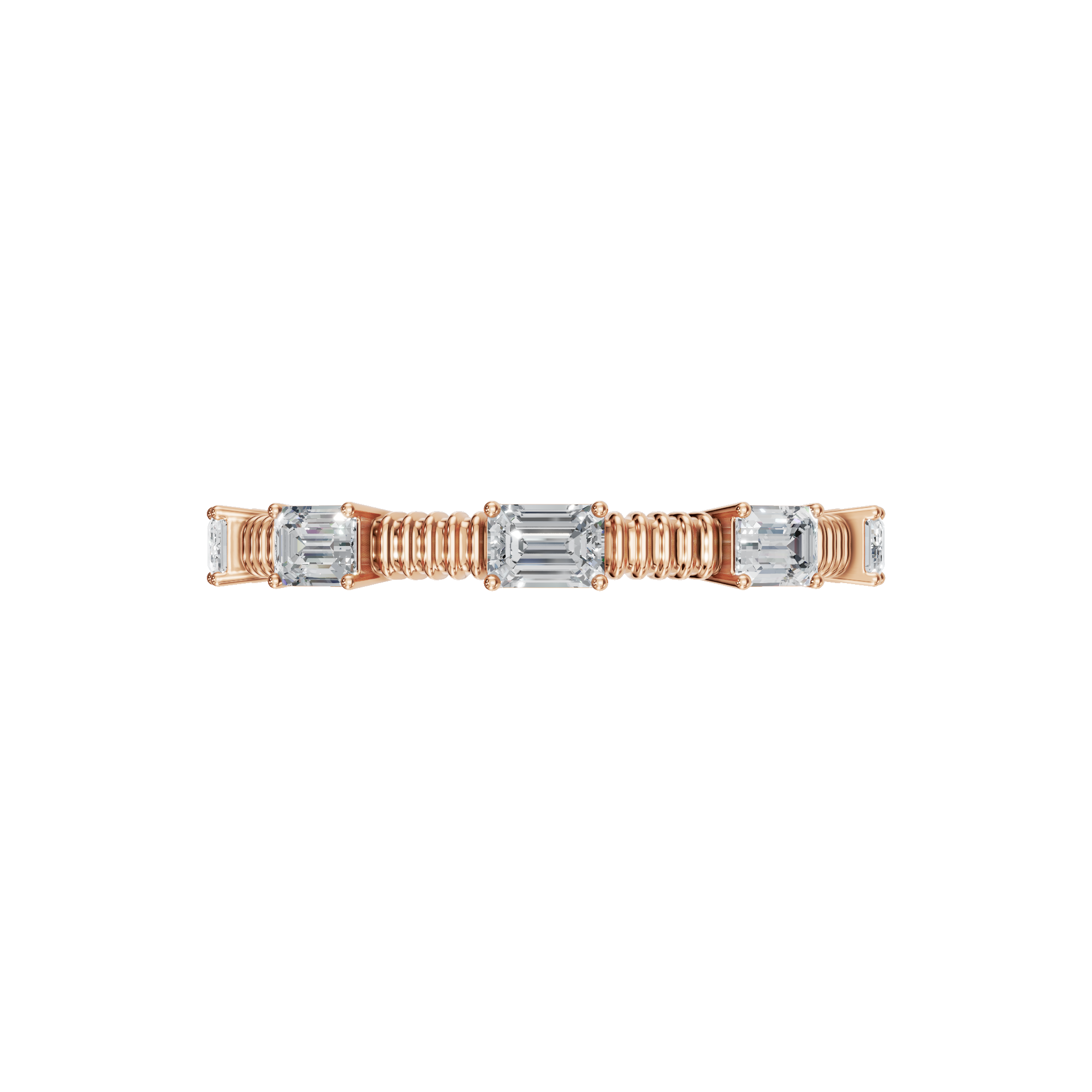 BAGUETTE WEDDING BAND