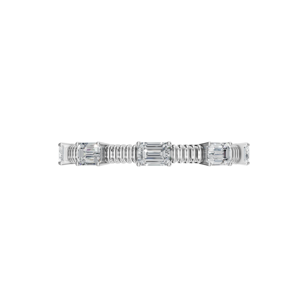 BAGUETTE WEDDING BAND
