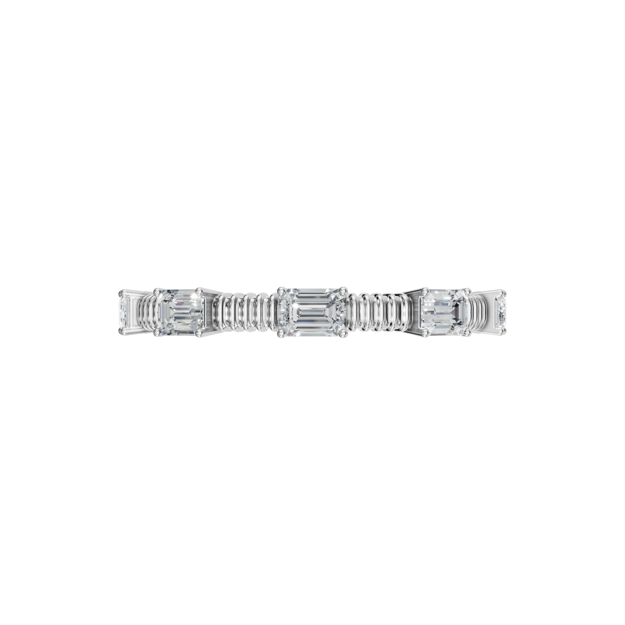 BAGUETTE WEDDING BAND