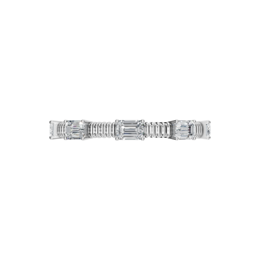 BAGUETTE WEDDING BAND