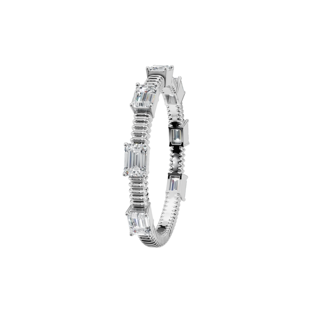 BAGUETTE WEDDING BAND