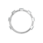 BAGUETTE WEDDING BAND