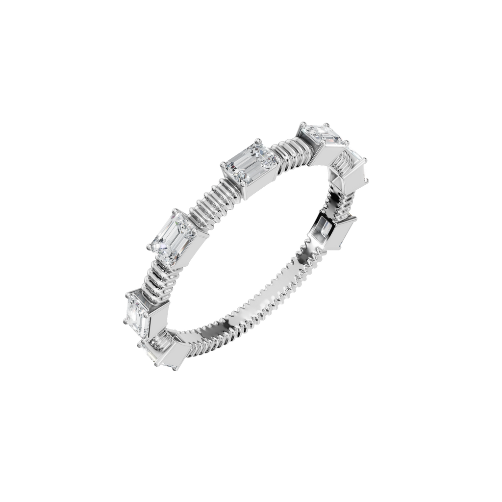 BAGUETTE WEDDING BAND